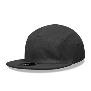 Decky 1000 5 Panel Racer Racing Jockey Hat, Camper Cap Performance Mesh - 