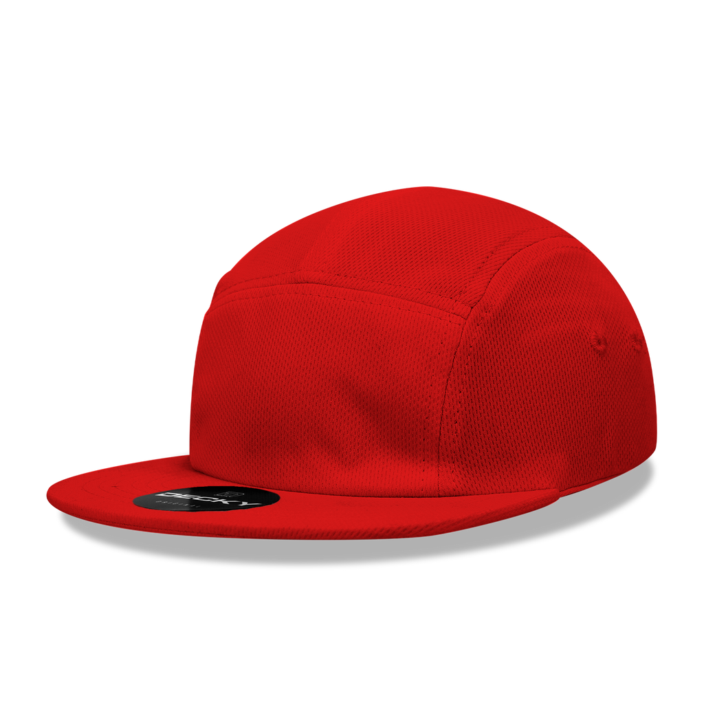 Decky 1000 - 5-Panel Racer Camper Hat, Park Jockey Cap Racing – Performance Wholesale M The