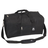Everest Basic Utilitarian Small Gear Duffle Bag Black