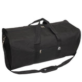 Everest Basic Utilitarian Large Gear Duffle Bag Black