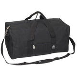 Everest Basic Utilitarian Medium Gear Duffle Bag Black