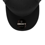 Decky 1015 - 6 Panel Mid Profile, Structured Snapback Hat - 1015