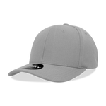 Decky 1016W Curve Bill Flex Hat, 6 Panel Structured Flex Cap