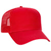 OTTO CAP 102-664 5 Panel Low Profile Mesh Back Trucker Hat, Cotton Twill
