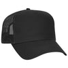 OTTO CAP 102-664 5 Panel Low Profile Mesh Back Trucker Hat, Cotton Twill