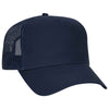 OTTO CAP 102-664 5 Panel Low Profile Mesh Back Trucker Hat, Cotton Twill