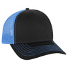 OTTO CAP 102-664 5 Panel Low Profile Mesh Back Trucker Hat, Cotton Twill