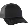 OTTO CAP 102-664 5 Panel Low Profile Mesh Back Trucker Hat, Cotton Twill