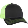 OTTO CAP 102-664 5 Panel Low Profile Mesh Back Trucker Hat, Cotton Twill
