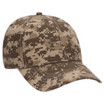 Otto Digital Camouflage 6 Panel Low Pro Baseball Cap, Cotton Ripstop Camo Hat - 103-1178 - Picture 1 of 2