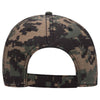 Otto Camouflage 6 Panel Low Profile Baseball Cap, Garment Washed Camo Dad Hat - 103-713