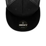 Decky 1040 - Blank 5 Panel Trucker Snapback Hats - 1040 - Picture 7 of 66