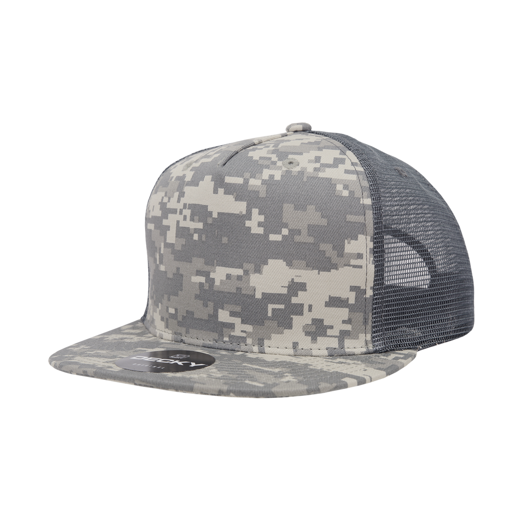 Camo fitted flat bill hats sales