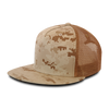Lot of 12 Decky 5-Panel Trucker Snapback Hats Flat Bill Mesh Caps Bulk