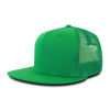 Lot of 12 Decky 5-Panel Trucker Snapback Hats Flat Bill Mesh Caps Bulk