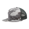 5 Panel Camo Trucker Hats Snapback Flat Bill Mesh Caps - Decky 1040