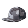 Lot of 12 Decky 5-Panel Trucker Snapback Hats Flat Bill Mesh Caps Bulk