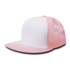 Lot of 12 Decky 5-Panel Trucker Snapback Hats Flat Bill Mesh Caps Bulk