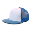 Lot of 6 Decky 5-Panel Trucker Snapback Hats Flat Bill Mesh Caps Bulk