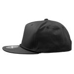 Decky 1041 - Classic Flat Bill Golf Hat with Rope, Snapback - Picture 4 of 50