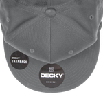 Decky 1041 - Classic Flat Bill Golf Hat with Rope, Snapback - Picture 21 of 50