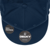 Decky 1041 Classic Flat Bill Golf Hat with Rope, Snapback