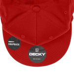 Decky 1041 Classic Flat Bill Golf Hat with Rope, Snapback - Pallet Pricing