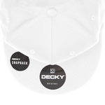 Decky 1041 - Classic Flat Bill Golf Hat with Rope, Snapback - Picture 49 of 50