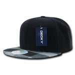 Decky 1045 - Plaid Bill Snapback Hat, 6 Panel Flat Bill Cap - Picture 35 of 39