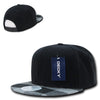 Decky 1045 Plaid Bill Snapback Hat, 6 Panel Flat Bill Cap