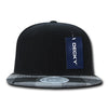 Decky 1045 Plaid Bill Snapback Hat, 6 Panel Flat Bill Cap