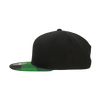 Decky 1045 Plaid Bill Snapback Hat, 6 Panel Flat Bill Cap