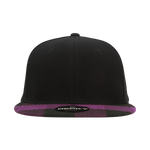 Decky 1045 - Plaid Bill Snapback Hat, 6 Panel Flat Bill Cap - Picture 33 of 39