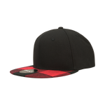 Decky 1045 - Plaid Bill Snapback Hat, 6 Panel Flat Bill Cap - Picture 20 of 39