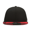Decky 1045 Plaid Bill Snapback Hat, 6 Panel Flat Bill Cap