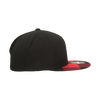 Decky 1045 Plaid Bill Snapback Hat, 6 Panel Flat Bill Cap
