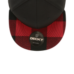 Decky 1045 - Plaid Bill Snapback Hat, 6 Panel Flat Bill Cap - Picture 22 of 39