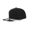 Decky 1045 Plaid Bill Snapback Hat, 6 Panel Flat Bill Cap