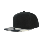 Decky 1045 - Plaid Bill Snapback Hat, 6 Panel Flat Bill Cap - Picture 13 of 39