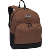 Everest Backpack Book Bag - Back to School Classic Two-Tone with Front Organizer Black