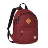 Everest Stylish Vintage Backpack Book Bag Padded Mesh Shoulder Strap Burgundy