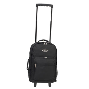 Everest Wheeled Backpack Rolling Carry On Suitcase on Wheels 1045WH - 