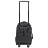 Everest Wheeled Backpack Rolling Carry On Suitcase on Wheels Black