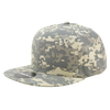 Decky 1047 Digital Camo Snapback Hat, 6 Panel Camouflage Flat Bill Cap