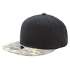 Decky 1047 Digital Camo Snapback Hat, 6 Panel Camouflage Flat Bill Cap