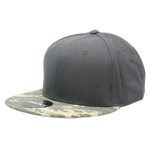 Decky 1047 - Digital Camo Snapback Hat, 6 Panel Camouflage Flat Bill Cap - CASE Pricing - Picture 11 of 148