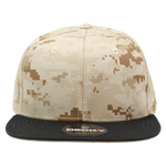 Decky 1047 - Digital Camo Snapback Hat, 6 Panel Camouflage Flat Bill Cap - Picture 16 of 148