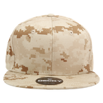 Decky 1047 - Digital Camo Snapback Hat, 6 Panel Camouflage Flat Bill Cap - CASE Pricing - Picture 20 of 148