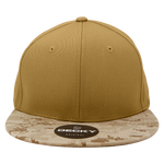 Decky 1047 - Digital Camo Snapback Hat, 6 Panel Camouflage Flat Bill Cap - CASE Pricing - Picture 24 of 148