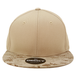 Decky 1047 - Digital Camo Snapback Hat, 6 Panel Camouflage Flat Bill Cap - Picture 28 of 148
